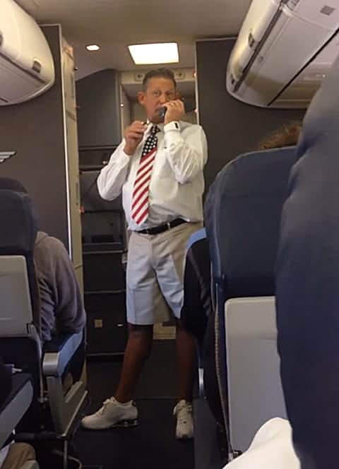 Flight Attendant Replaces Safety Announcement With